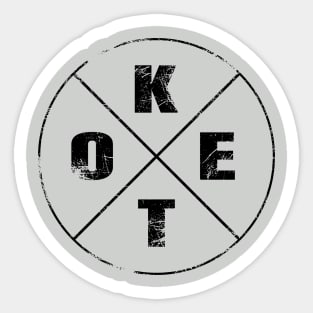 Keto Circle - Ketogenic Sticker